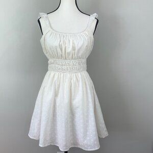 After Market White Cotton Eyelet Sundress NEW!